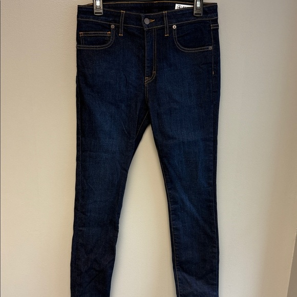 Aviator Dark Wash Skinny Jeans Size 29 Stretch Denim 27 Inseam - Picture 2 of 8